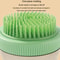 Refillable Pet Bath Brush With Shampoo Dispenser For Dogs And Cats 6