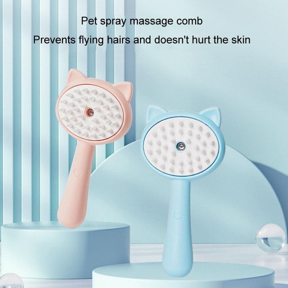 Pet Spray Massage Comb For Cats Anti Static Shedding Brush 1