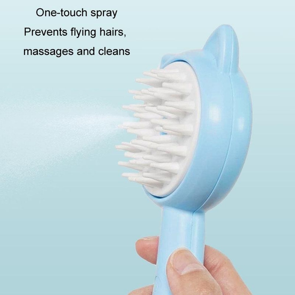 Pet Spray Massage Comb For Cats Anti Static Shedding Brush 2