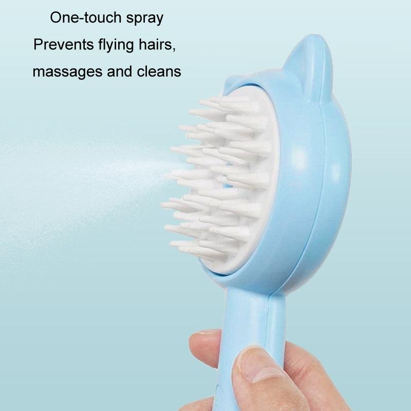 Pet Spray Massage Comb For Cats Anti Static Shedding Brush 2