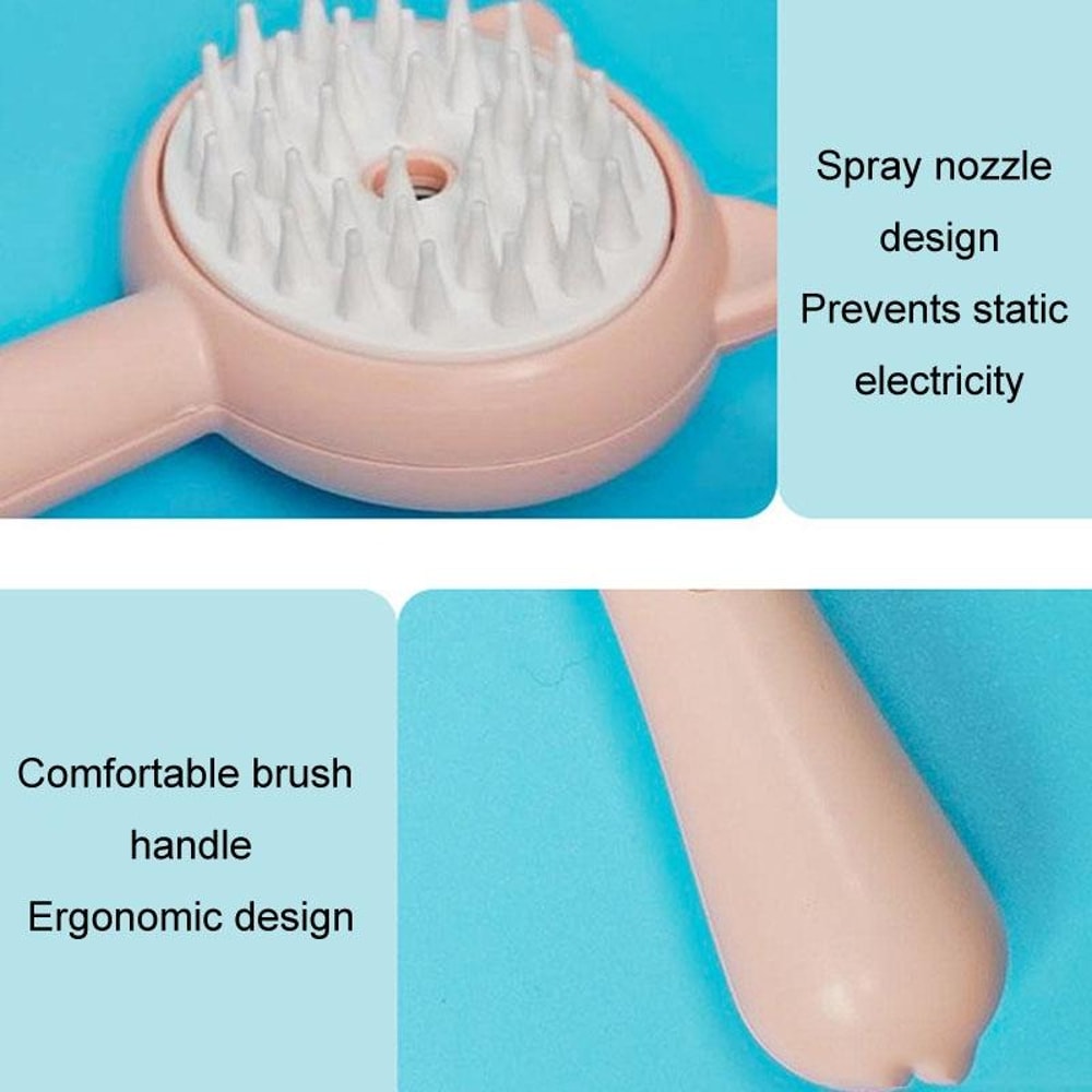Pet Spray Massage Comb For Cats Anti Static Shedding Brush 6