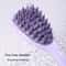 Leaf Shampoo Brush Massager With Silicone Coarse Teeth Handle 4