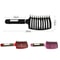 Curved Boar Bristle Detangling Brush For Curly Hair 5