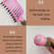 Curved Boar Bristle Detangling Brush For Curly Hair 2