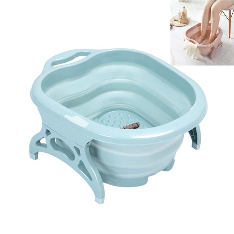 Foldable Foot Bath Massage Basin Portable Foot Tub 1