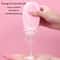 Silicone Travel Shampoo Bottle With Scalp Massage Brush 5