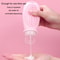 Silicone Travel Shampoo Bottle With Scalp Massage Brush 5