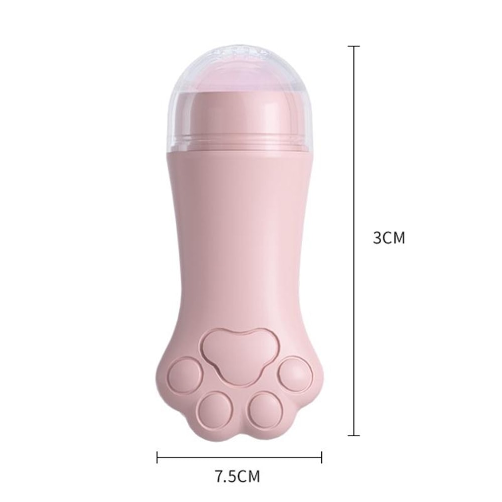 Rose Oil Absorbing Face Roller For Shine Control And Facial Massage 8