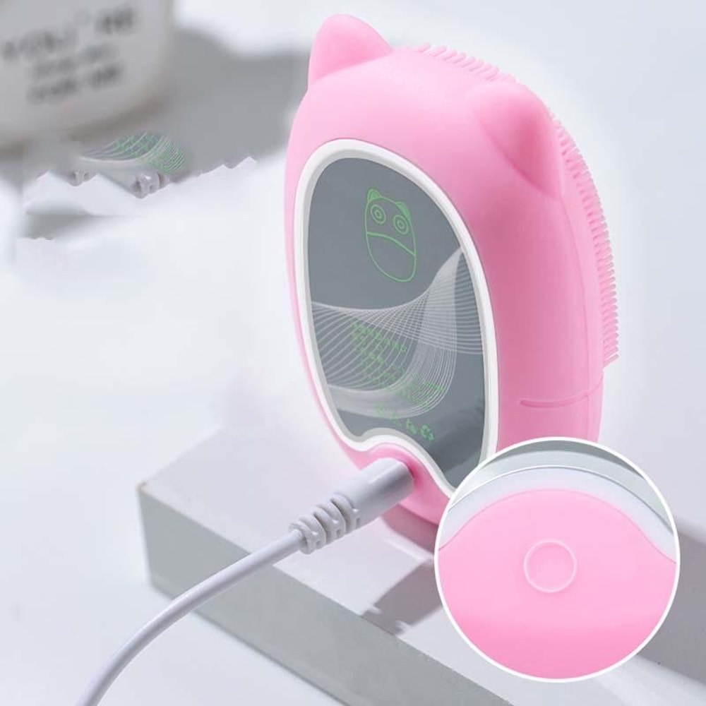 Waterproof Silicone Facial Cleanser With Ultrasonic Massage 4