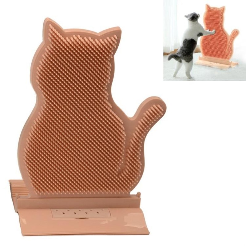 Door Seam Cat Self Groomer Brush For Hair Removal Massage 3
