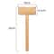 Double Sided Meat Tenderizer Hammer With Wooden Handle 4