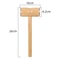 Double Sided Meat Tenderizer Hammer With Wooden Handle 4