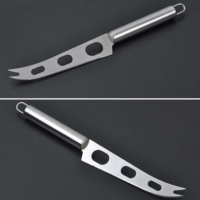 Stainless Steel Cheese Knife With Fork Tip 3