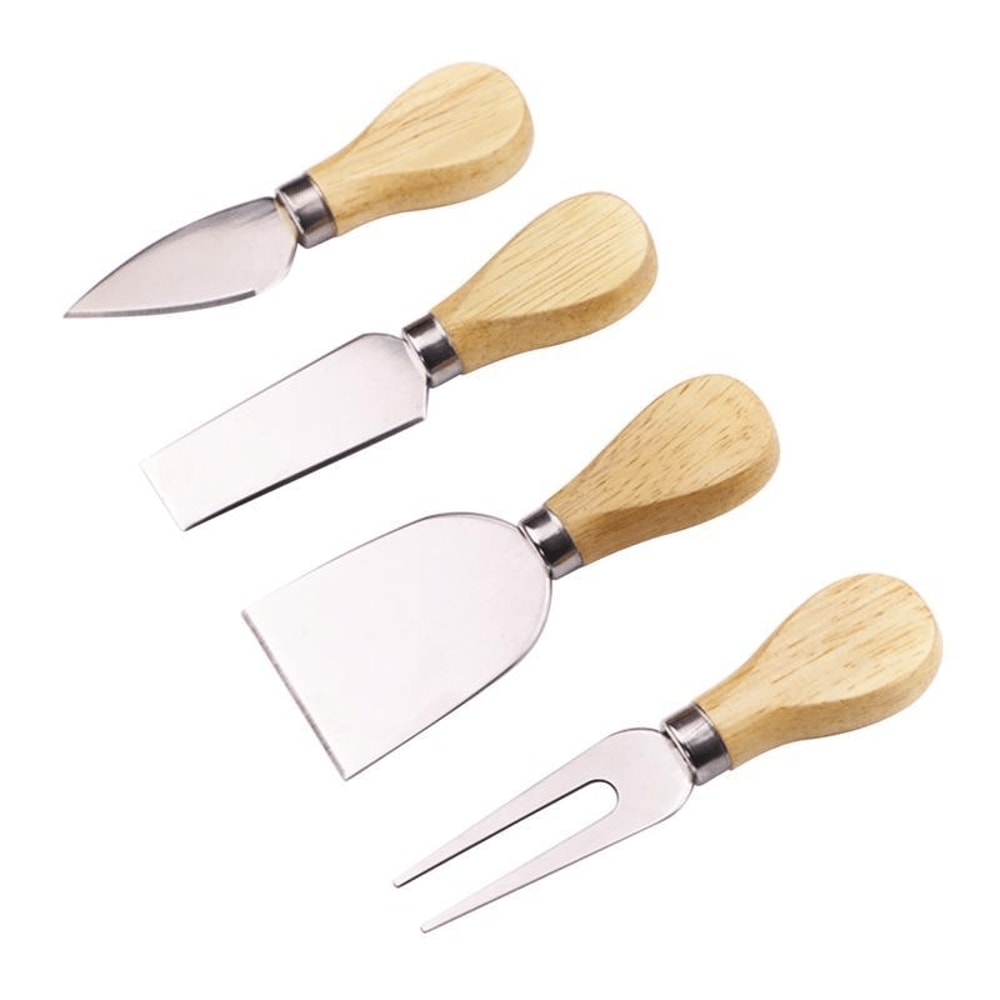 Stainless Steel Cheese Knife With Fork Tip 6