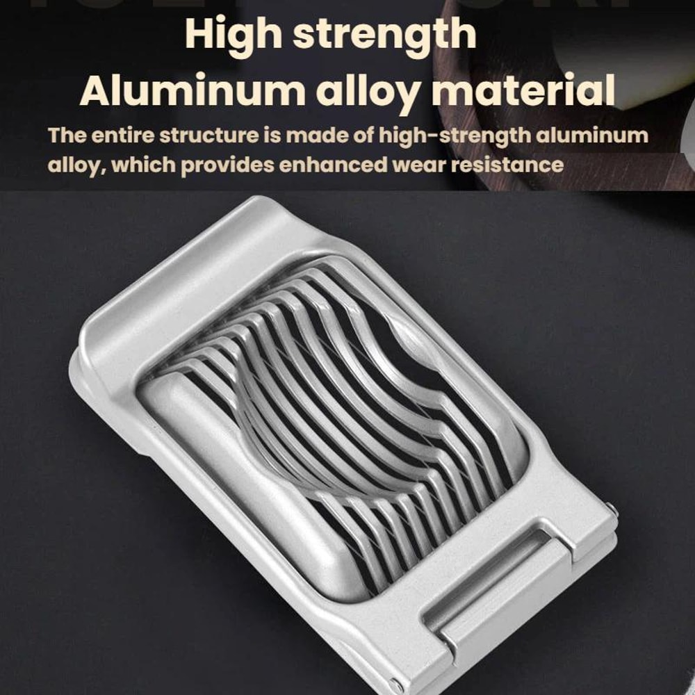 Aluminum Alloy Egg Slicer For Hard Boiled Eggs And Soft Foods 1
