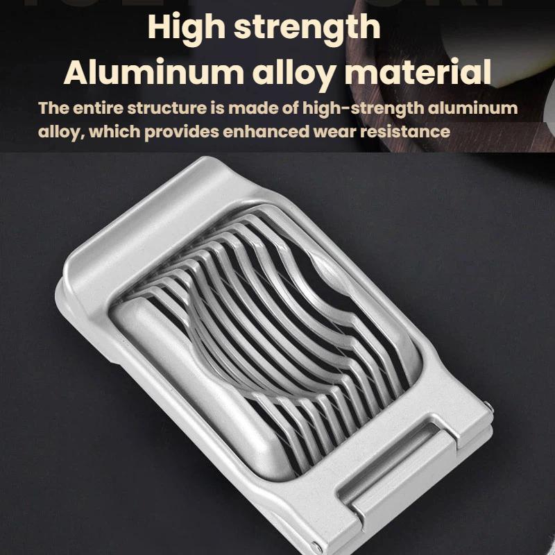 Aluminum Alloy Egg Slicer For Hard Boiled Eggs And Soft Foods 1