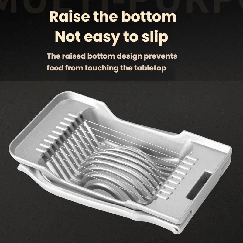 Aluminum Alloy Egg Slicer For Hard Boiled Eggs And Soft Foods 2