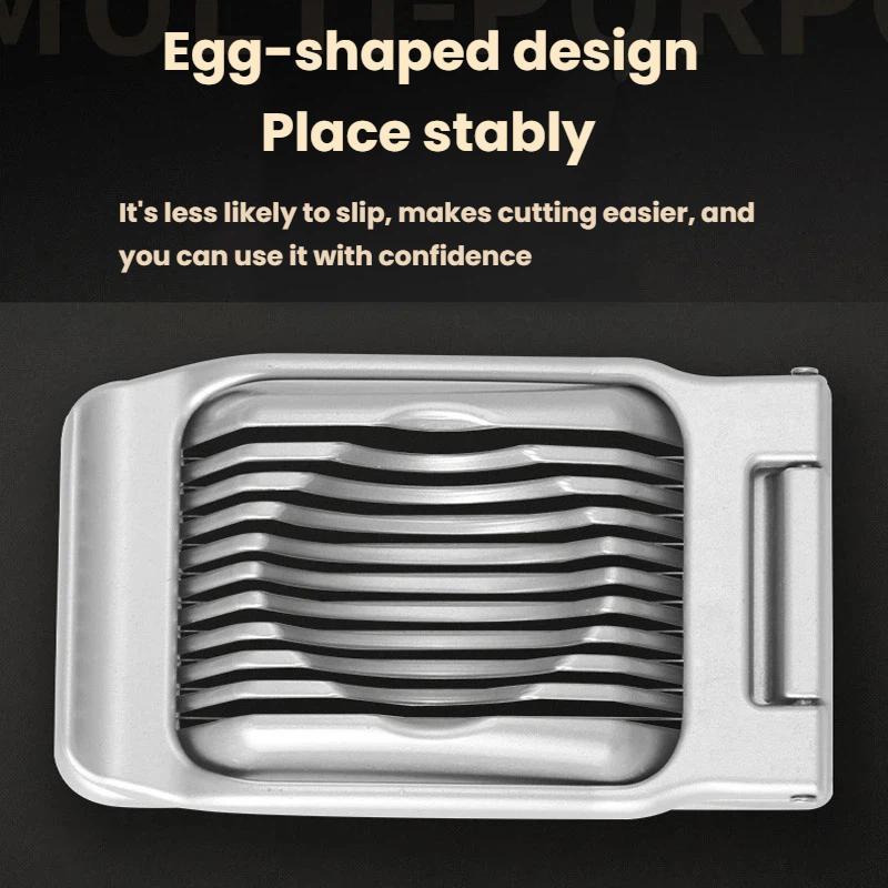 Aluminum Alloy Egg Slicer For Hard Boiled Eggs And Soft Foods 3