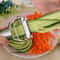 Stainless Steel Vegetable Peeler and Julienne Double Planing Grater