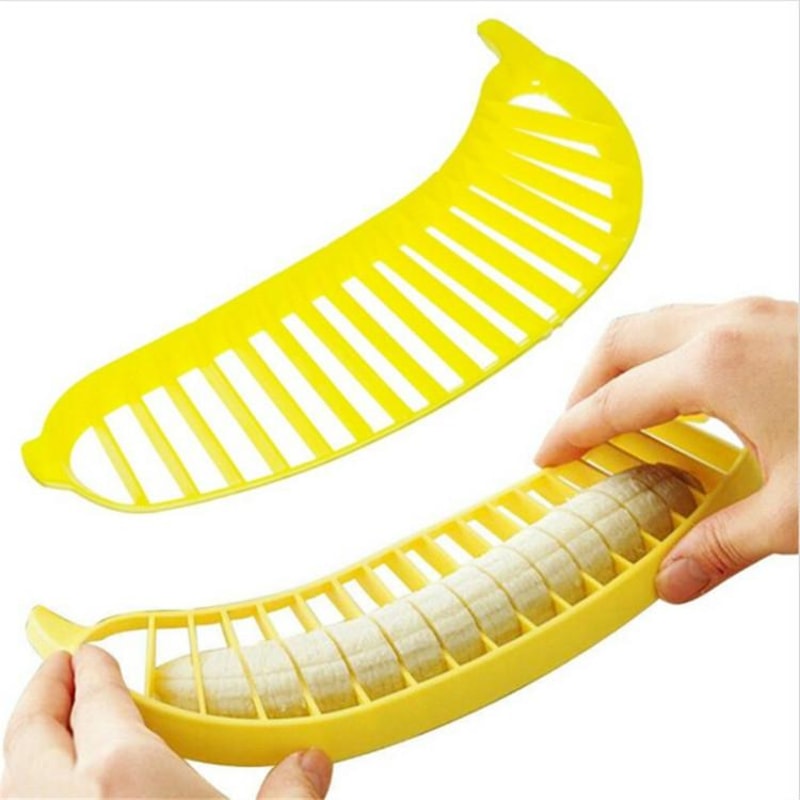 Banana Slicer And Fruit Cutter For Quick Even Slices 0
