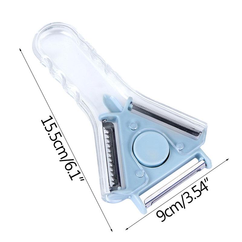 Vegetable And Fruit Peeler With Stainless Steel Rotary Blades 3
