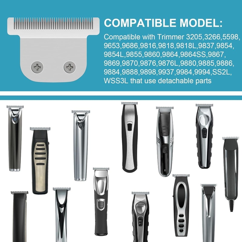 Compatible Replacement Clipper Blades For Professional Hair Trimmers 3