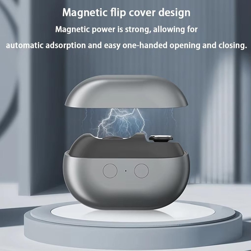 Electric Nail Clipper Automatic Nail Trimmer With Magnetic Cover Portable Nail Care Tool 3