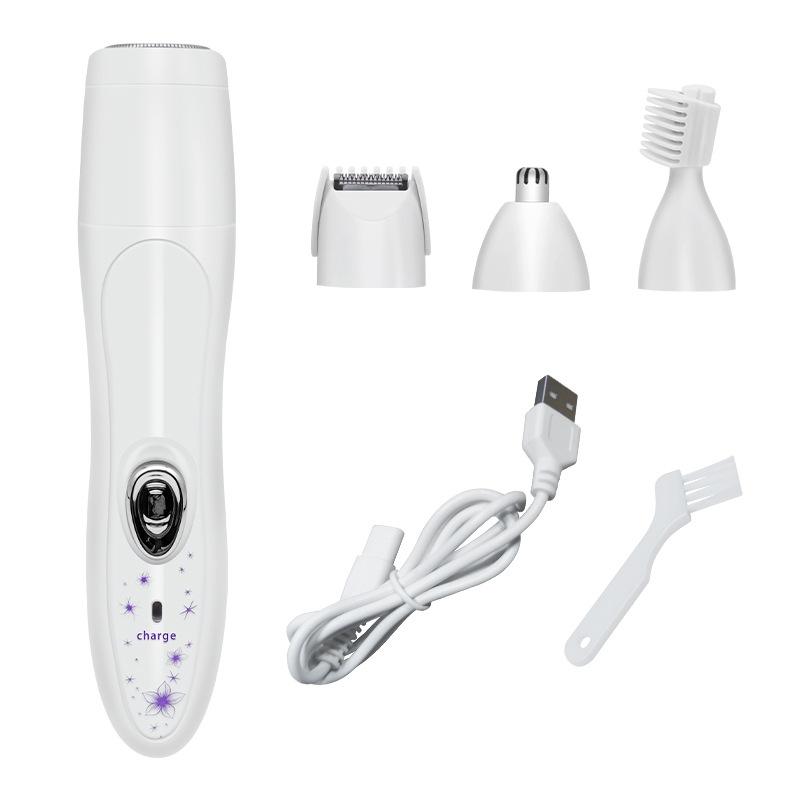 Electric Epilator For Women MultiFunction Waterproof Shaver With Eyebrow Nose Hair Trimmer 8