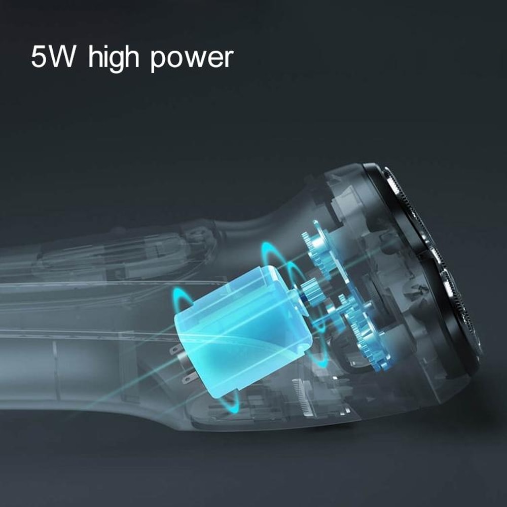 Waterproof Triple Rotary Electric Shaver For Men Rechargeable With Beard Trimmer 6