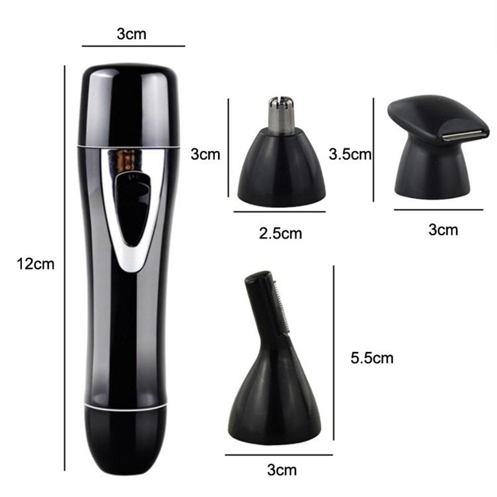 USB Shaver Nose Hair Trimmer Compact Rechargeable Grooming Kit For Men 4