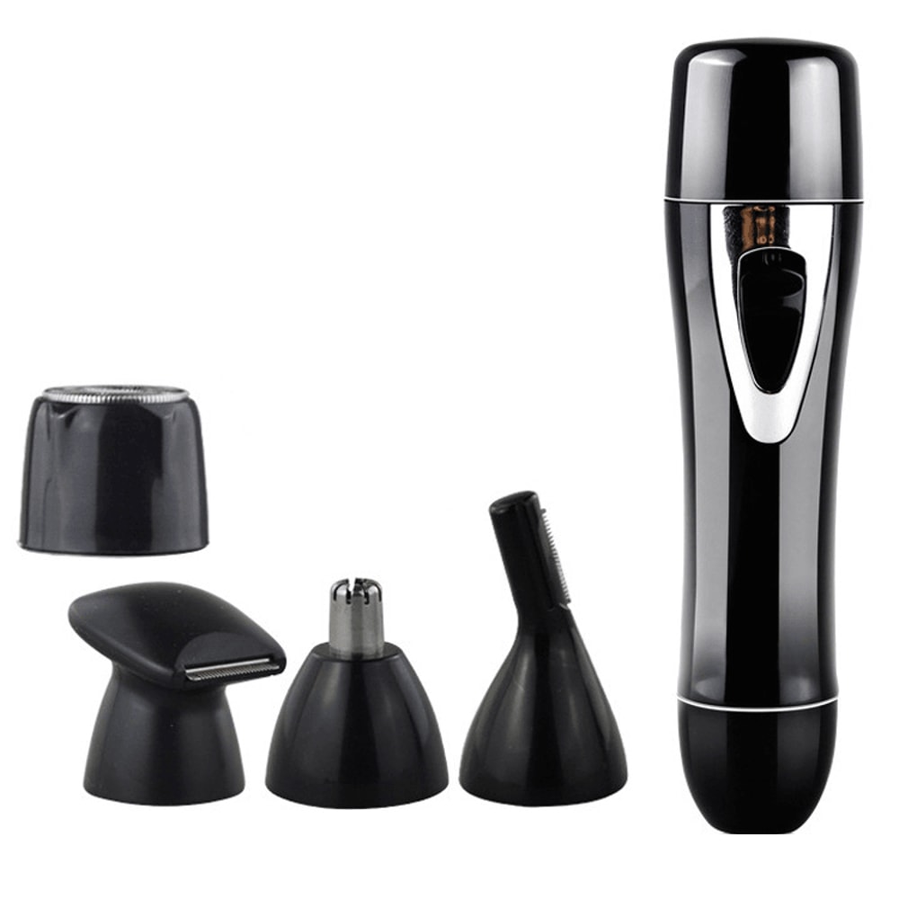 USB Shaver Nose Hair Trimmer Compact Rechargeable Grooming Kit For Men 6