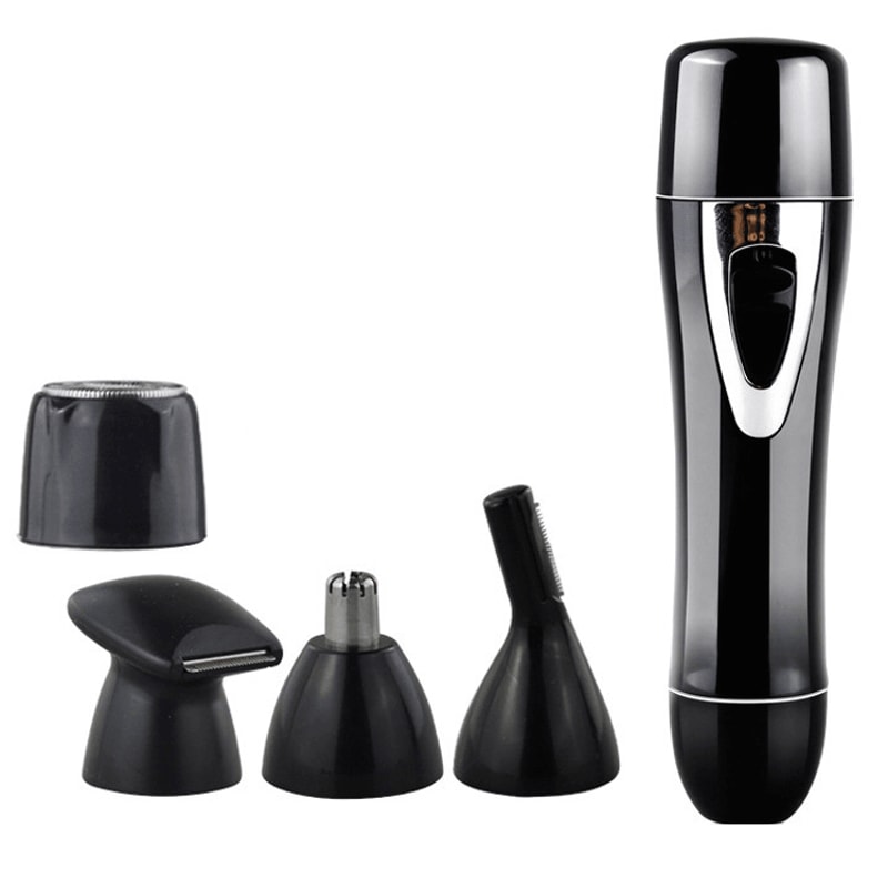 USB Shaver Nose Hair Trimmer Compact Rechargeable Grooming Kit For Men 6