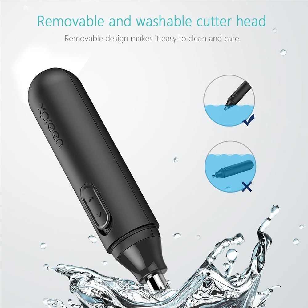 Highspeed Electric Nose Ear Hair Trimmer For Men And Women Rotation Blade For Safe Smooth Trimming 2