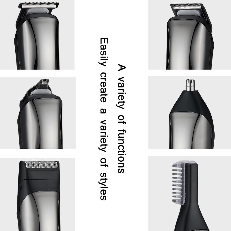Multifunctional Hair Clipper And Electric Shaver USB Rechargeable Washable 3