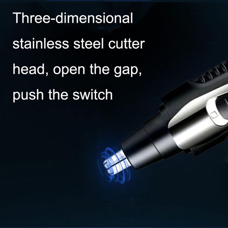 Multifunctional Electric Nose Hair Trimmer Set USB Rechargeable Compact Ergonomic Design 3