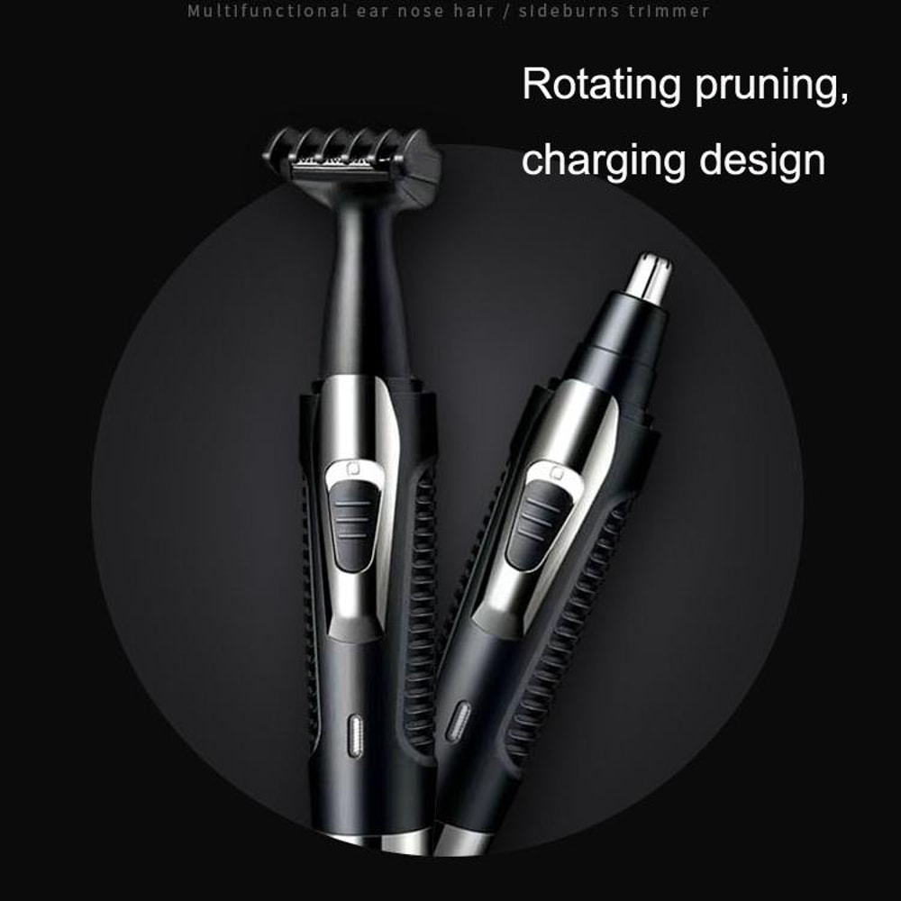 Multifunctional Electric Nose Hair Trimmer Set USB Rechargeable Compact Ergonomic Design 4