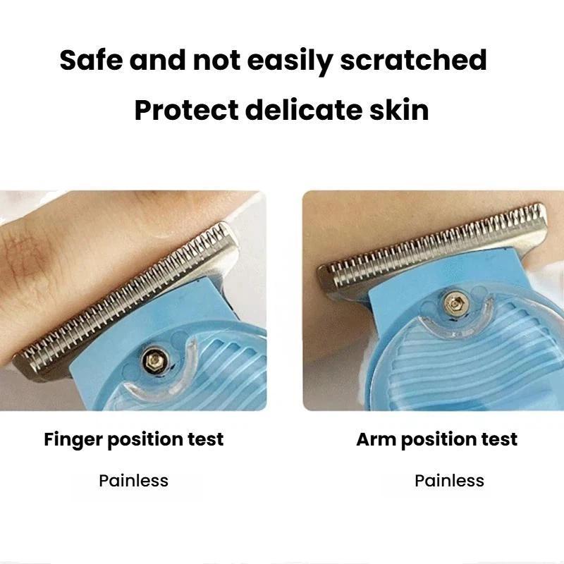 LCD Digital Display Portable Electric Hair Clipper Rechargeable Professional Trimmer For Home Sal 6
