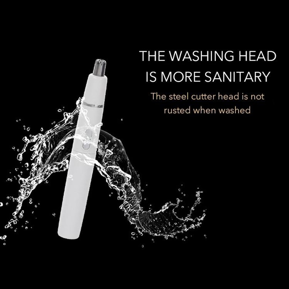 Multi-Function Electric Nasal & Eyebrow Hair Trimmer for Precision Grooming