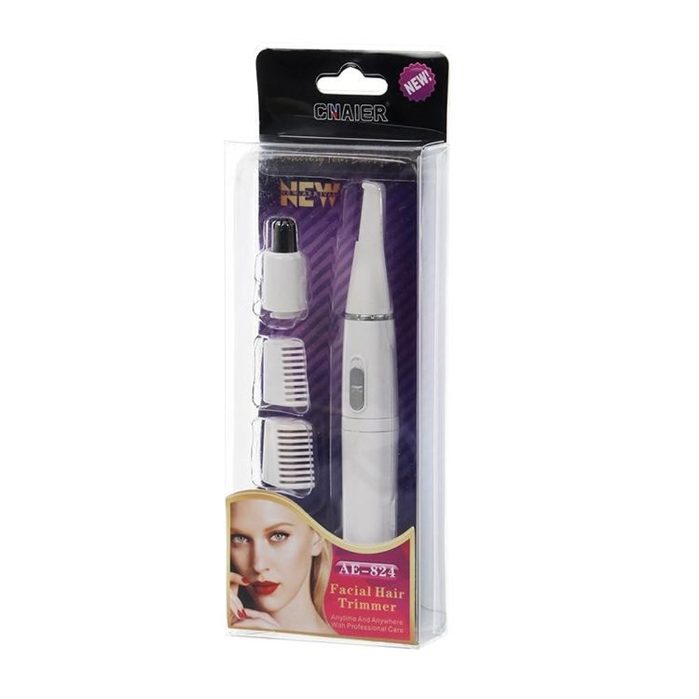 Multi-Function Electric Nasal & Eyebrow Hair Trimmer for Precision Grooming