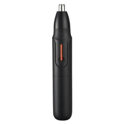 rechargeable electric nose hair trimmer for men type-c fast charging, quiet & ergonomic design