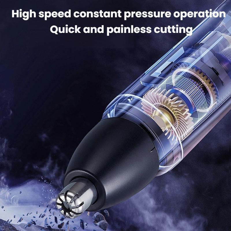 Rechargeable Electric Nose Hair Trimmer For Men TypeC Fast Charging Quiet Ergonomic Design 5