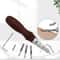 Leather Edge Trimmer and Groove Cutter Tool with Replaceable Blades
