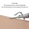 Leather Edge Trimmer and Groove Cutter Tool with Replaceable Blades