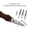 Leather Edge Trimmer and Groove Cutter Tool with Replaceable Blades