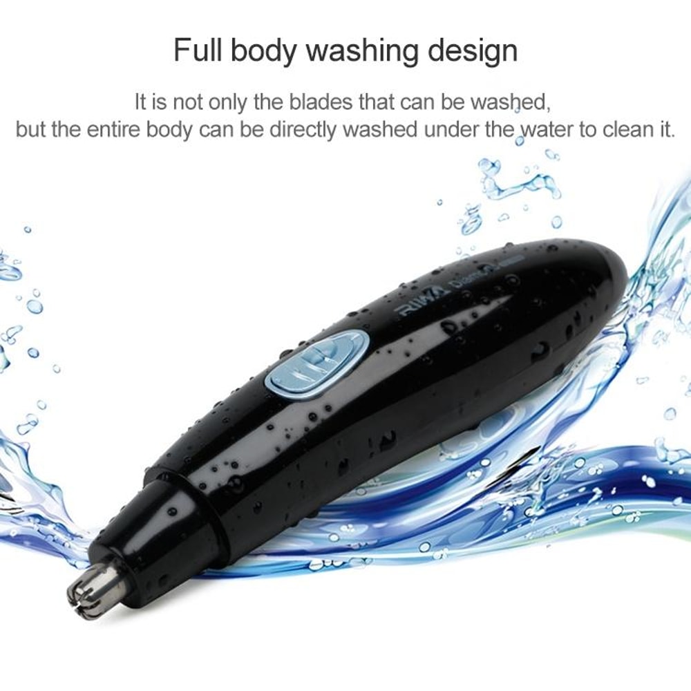 Waterproof Rechargeable Eyebrow and Nose Hair Trimmer for Men