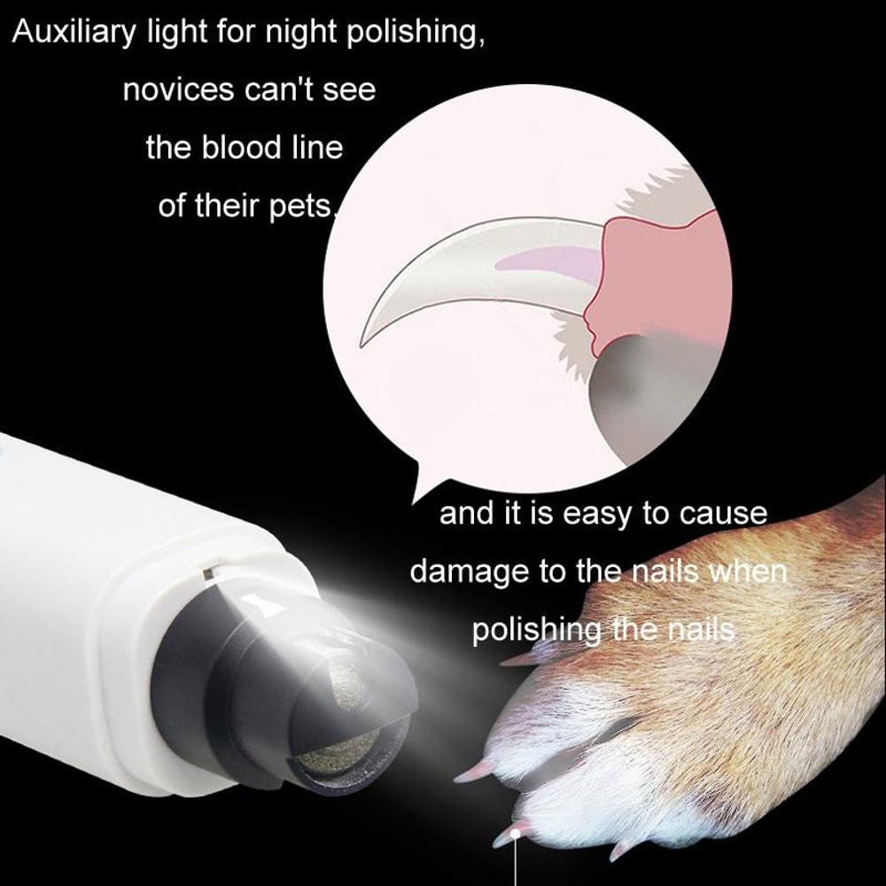 Pet Nail Grinder With LED Light Fully Automatic 10