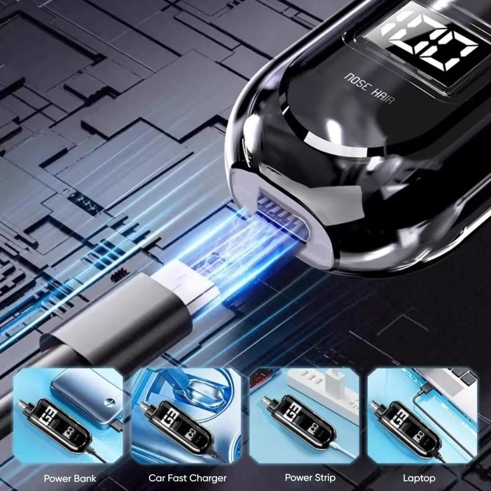 Rechargeable Nose Hair Trimmer For Gentle Painless Nasal Grooming 4