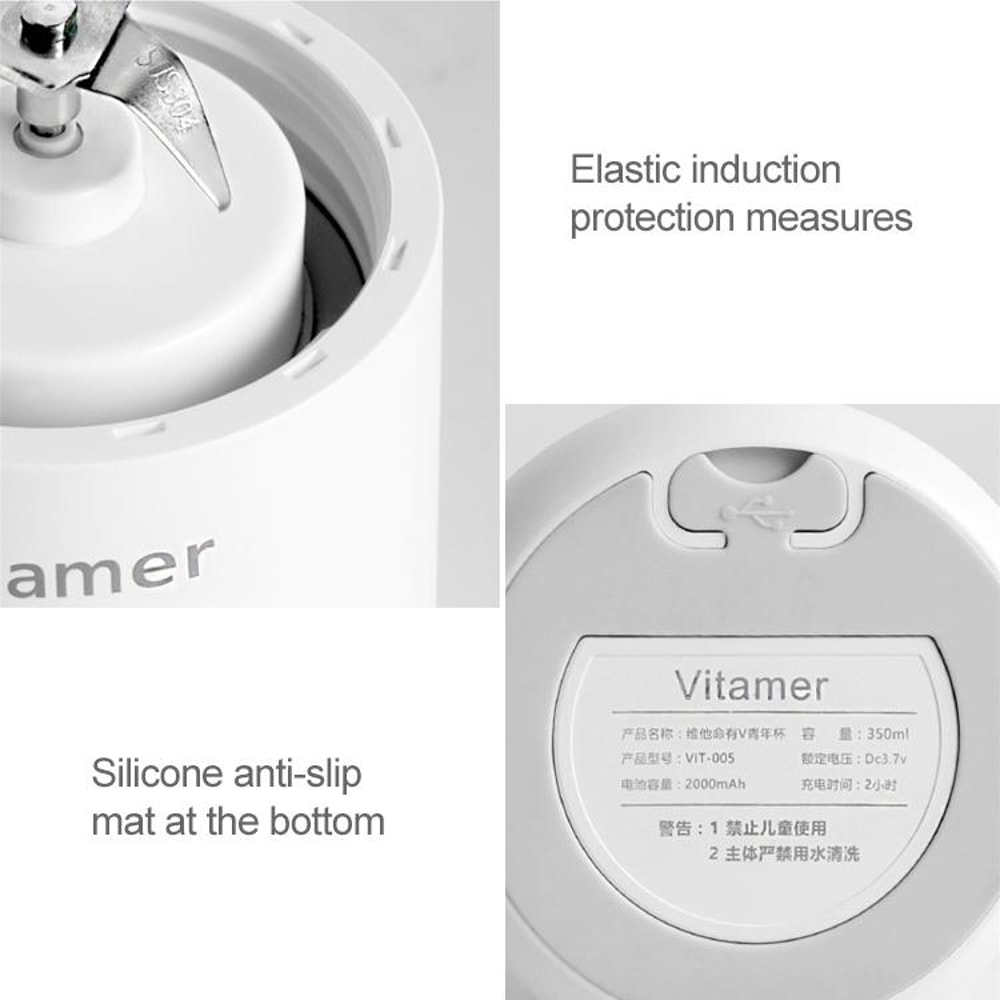 Vitamer Portable Blender USB Mini Fruit Juicer Bottle 1