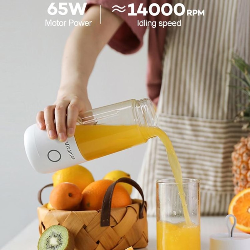 Vitamer Portable Blender USB Mini Fruit Juicer Bottle 5