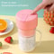 Portable Blender USB Juicer Cup With 6 Blades And Straw Lid 4